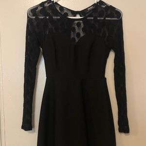 Black Lulu's Skater Dress